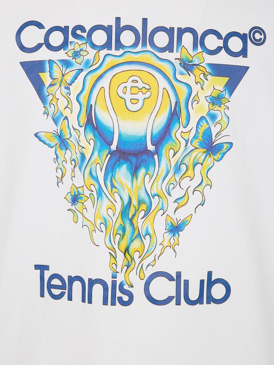 26SS 카사블랑카 반팔 티셔츠 MSP26JTS00101 BRIGHT WHITE - CASABLANCA