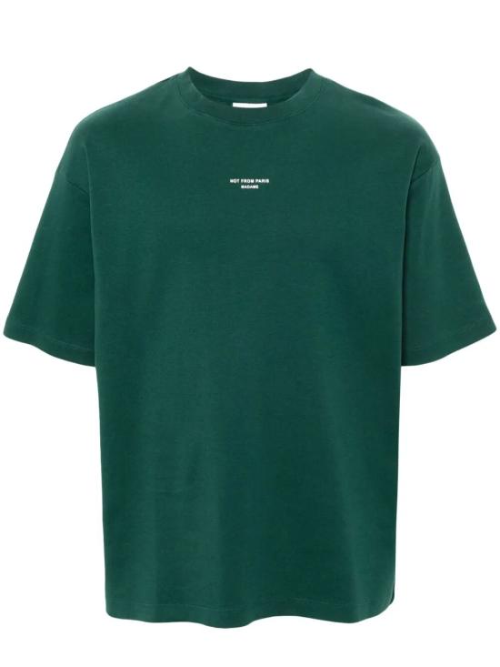 26SS 드롤드무슈 반팔 티셔츠 PERMTS202CO002098 DARK GREEN