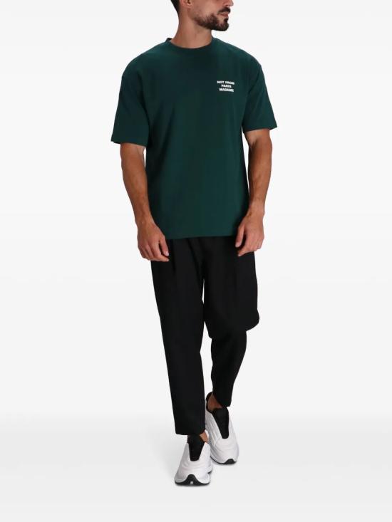 26SS 드롤드무슈 반팔 티셔츠 PERMTS203CO002 DARK GREEN - DROLE DE MONSIEUR