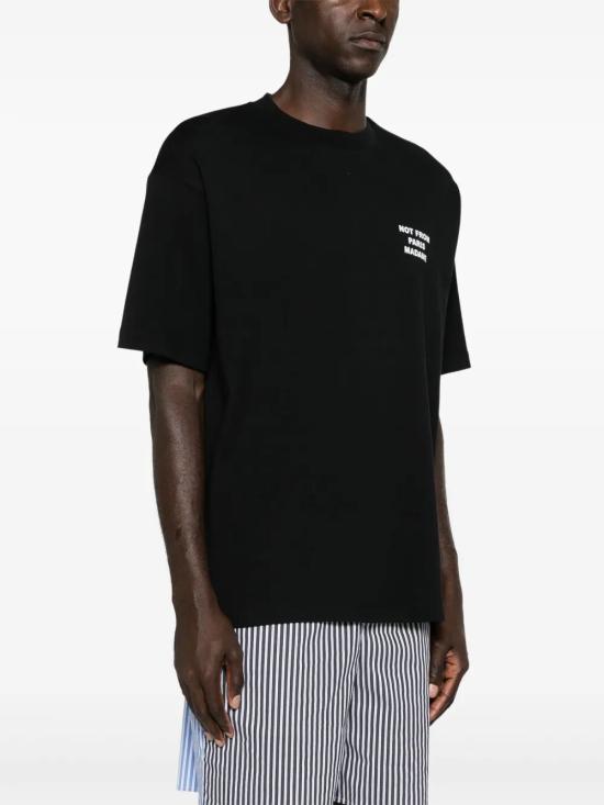 26SS 드롤드무슈 반팔 티셔츠 PERMTS203CO002 BLACK - DROLE DE MONSIEUR