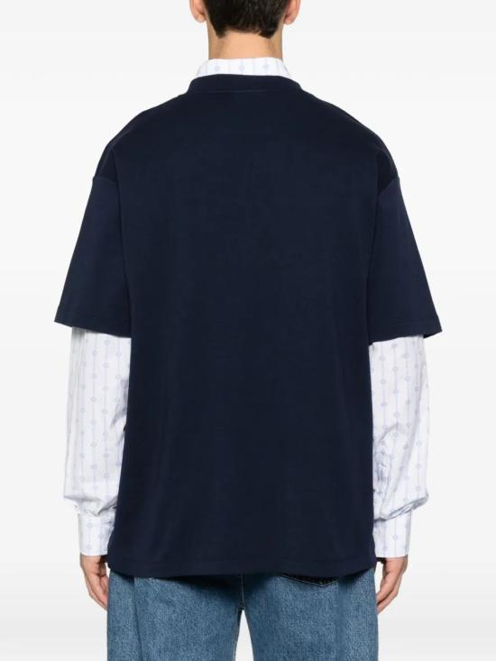 26SS 드롤드무슈 반팔 티셔츠 JTS291CO002 NAVY BLUE - DROLE DE MONSIEUR