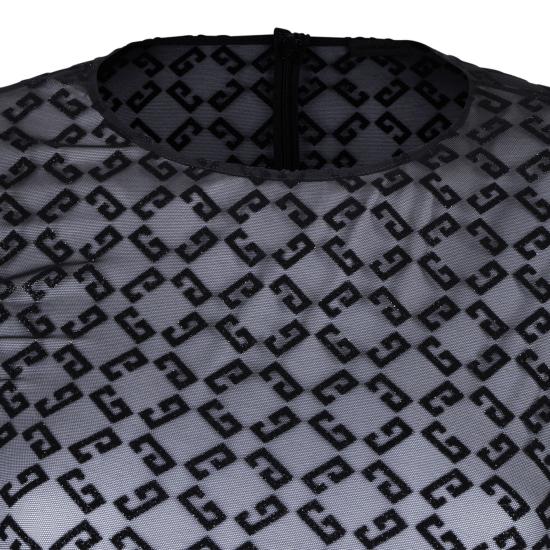  지방시 반팔 티셔츠 BWB03U20H0008 BLACK SILVERY - GIVENCHY