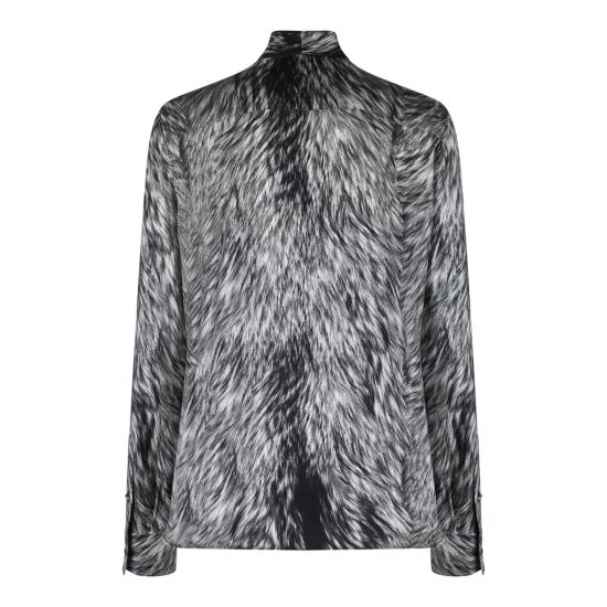  돌체앤가바나 블라우스 F5T19TFSA71HI3VQ PELLICCIA FDO GRIGIO - DOLCE & GABBANA