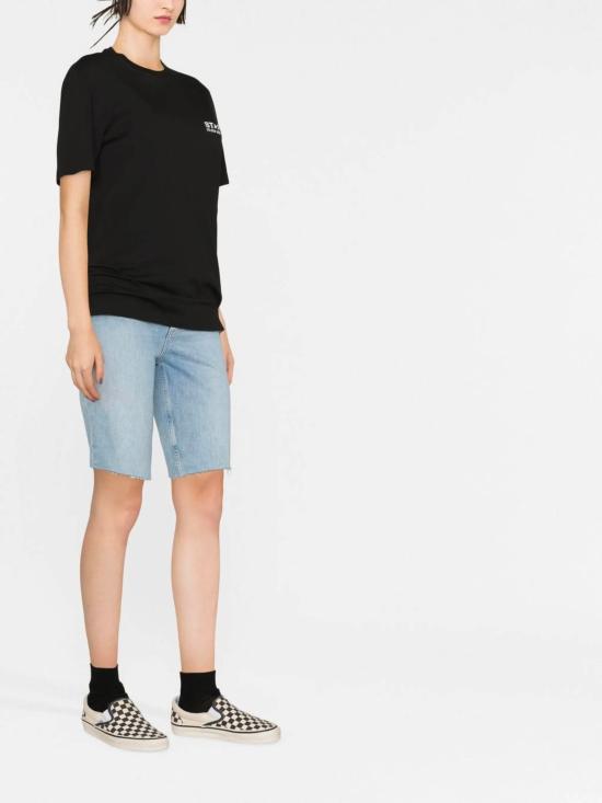 25FW 골든구스 반팔 티셔츠 GWP01220P00087980203 BLACK - GOLDEN GOOSE