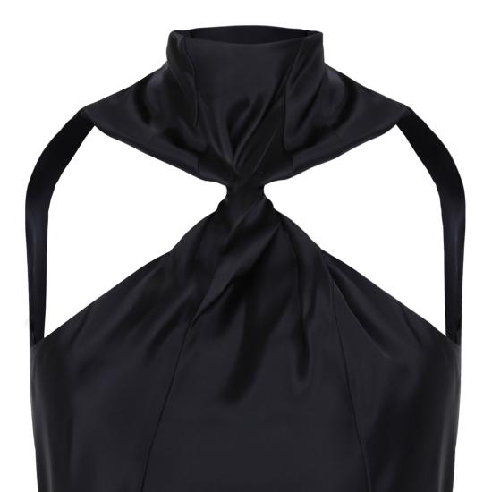 25FW 디 아티코 미디 원피스 251WCW00222VVV088AA100 BLACK - THE ATTICO