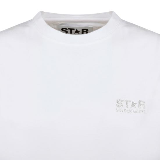 25FW 골든구스 반팔 티셔츠 GWP01220P00088080185 WHITE - GOLDEN GOOSE