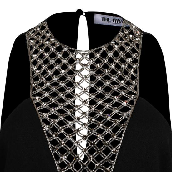 25SS 디 아티코 미디 원피스 250WCA00391PLL002RA100 BLACK - THE ATTICO