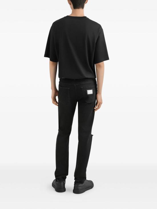 26SS 돌체앤가바나 반팔 티셔츠 G8PN9ZG7PXS N0000 BLACK - DOLCE & GABBANA