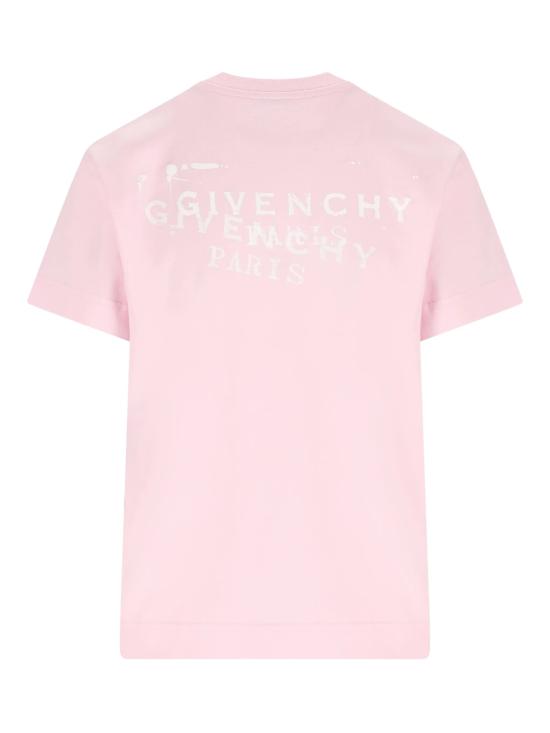 26SS 지방시 반팔 티셔츠 BW70FJP7A7 681 PINK PURPLE - GIVENCHY