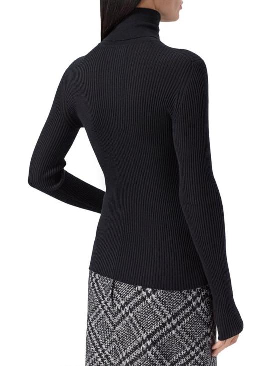 25FW 돌체앤가바나 터틀넥 FXW34TJBW0G N0000 BLACK - DOLCE & GABBANA