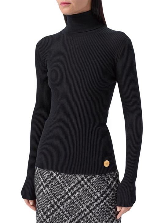 25FW 돌체앤가바나 터틀넥 FXW34TJBW0G N0000 BLACK - DOLCE & GABBANA
