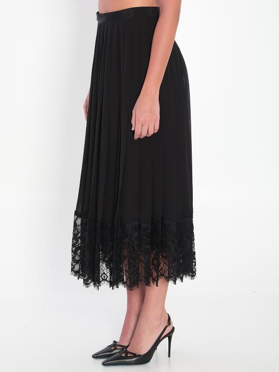 25FW 돌체앤가바나 롱 스커트 F4C6ATFUSNW N0000 BLACK - DOLCE & GABBANA