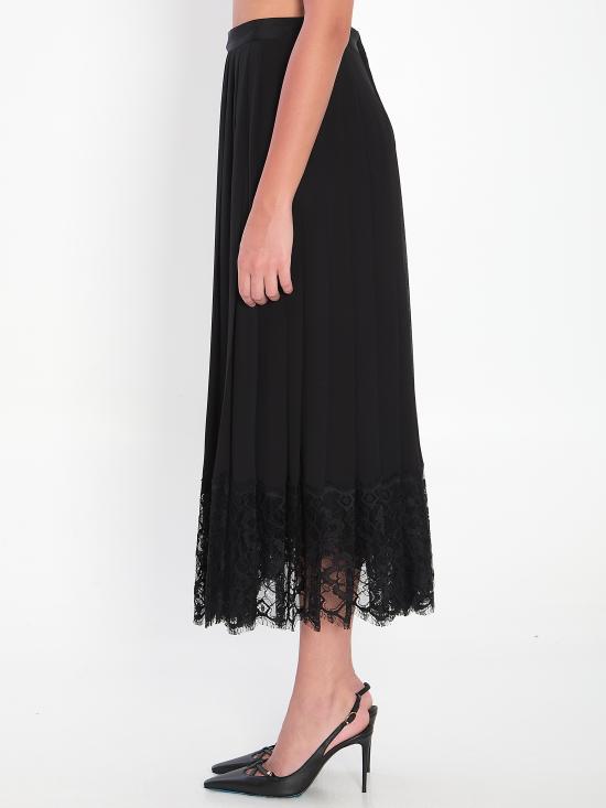 25FW 돌체앤가바나 롱 스커트 F4C6ATFUSNW N0000 BLACK - DOLCE & GABBANA