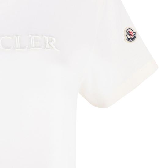  몽클레어 반팔 티셔츠 8C0000889AUO037 WHITE - MONCLER