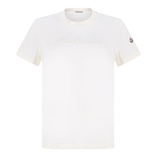  몽클레어 반팔 티셔츠 8C0000889AUO037 WHITE