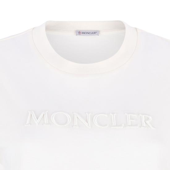  몽클레어 반팔 티셔츠 8C0000889AUO037 WHITE - MONCLER