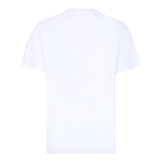 25FW 몽클레어 반팔 티셔츠 8C0001389AJS00A WHITE - MONCLER