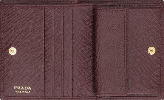 25FW 프라다 가죽소품 1MV204QHHF0007 Burgundy - PRADA