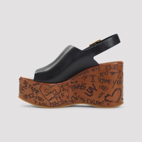  끌로에 샌들 CHC25U10GLU 001 BLACK - CHLOE