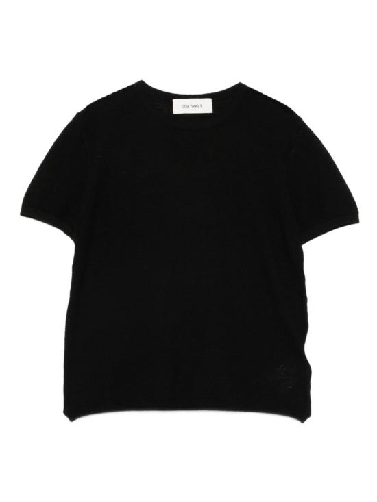 26SS 리사 양 반팔 티셔츠 2025101BL BLACK