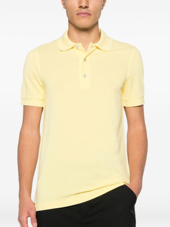 26SS 톰포드 반팔 티셔츠 JPS011JMT013YCK YELLOW - TOMFORD