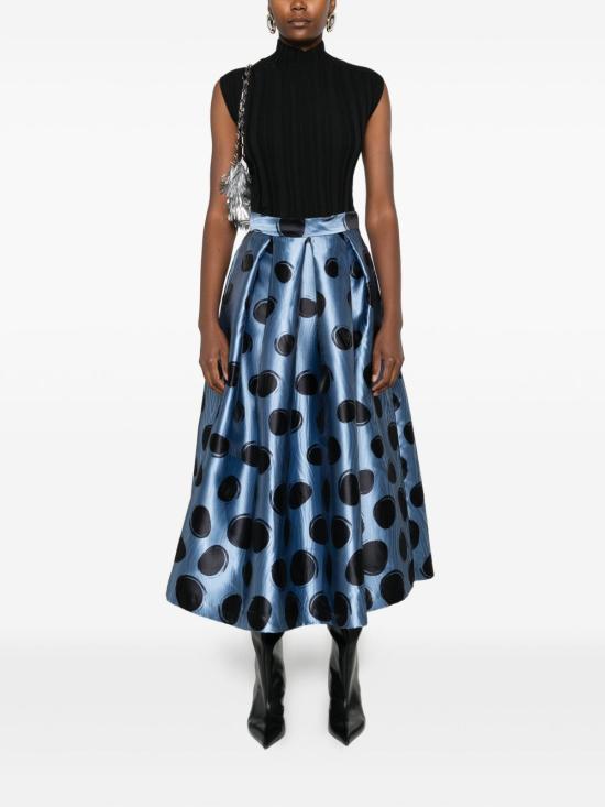 25FW 루나티카 밀라노 스커트 LUNA88MOIREPOISAZUR CLEAR BLUE - LUNATICA MILANO 