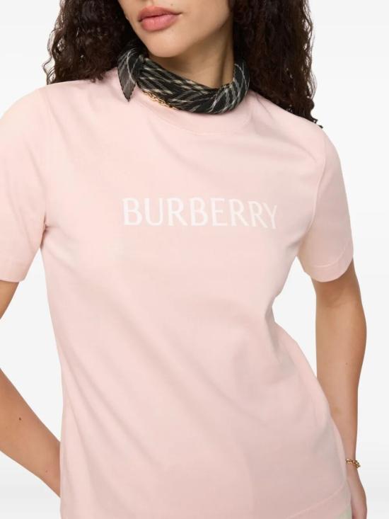 26SS 버버리 로고 코튼 티셔츠 8118976C2989 LILAC - BURBERRY
