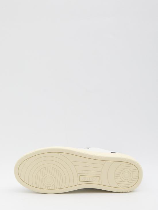 26SS 오트리 메달리스트 로우 스니커즈 AULMFT07 WHITE DARK BLUE - AUTRY
