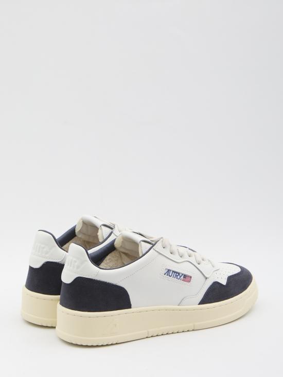 26SS 오트리 메달리스트 로우 스니커즈 AULMFT07 WHITE DARK BLUE - AUTRY