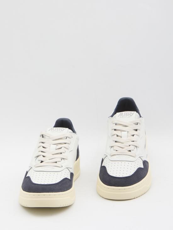 26SS 오트리 메달리스트 로우 스니커즈 AULMFT07 WHITE DARK BLUE - AUTRY