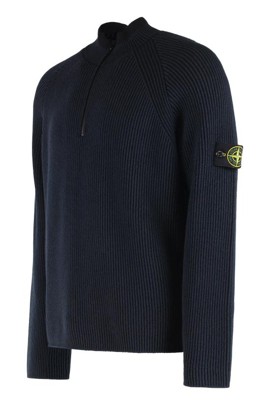 25FW 스톤 아일랜드 스웨터 S155100024S00L7V0020 blue - STONE ISLAND