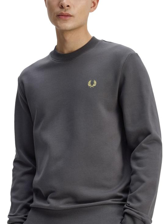 25FW 프레드페리 스웨터 FPM753556 58A CHARCOAL - FRED PERRY