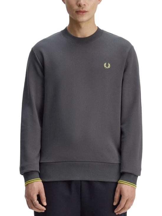 25FW 프레드페리 스웨터 FPM753556 58A CHARCOAL - FRED PERRY
