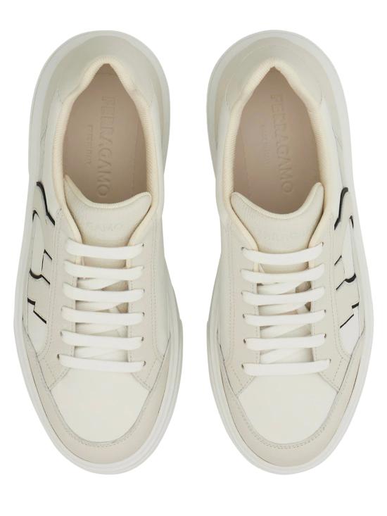 26SS 살바토레 페라가모 스니커즈 02A0480789066 BIANCO WHITE - SALVATORE FERRAGAMO