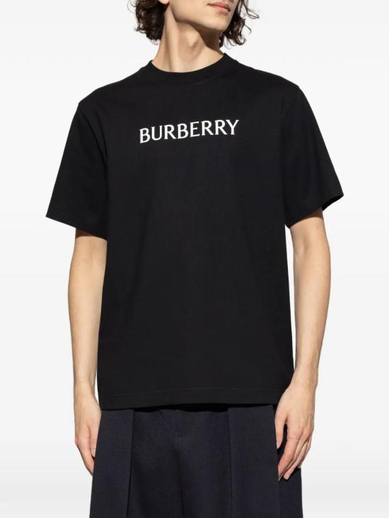 26SS 버버리 반팔 티셔츠 8122387 A1189 BLACK - BURBERRY