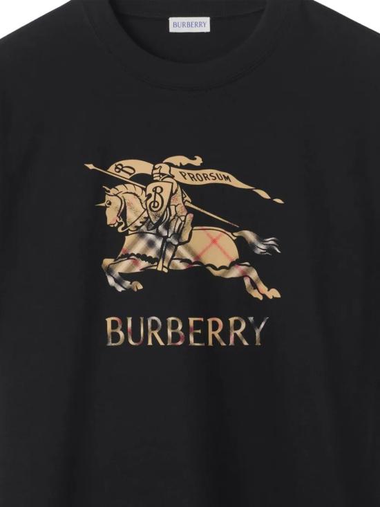26SS 버버리 반팔 티셔츠 8119013 A1189 BLACK - BURBERRY