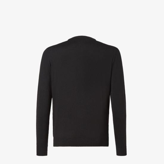 25FW 펜디 울 풀오버 스웨터 FZE035ATMOF0QA1 BLACK - FENDI