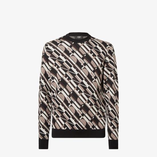 25FW 펜디 스웨터 FZX091AVO1F05AE BROWN