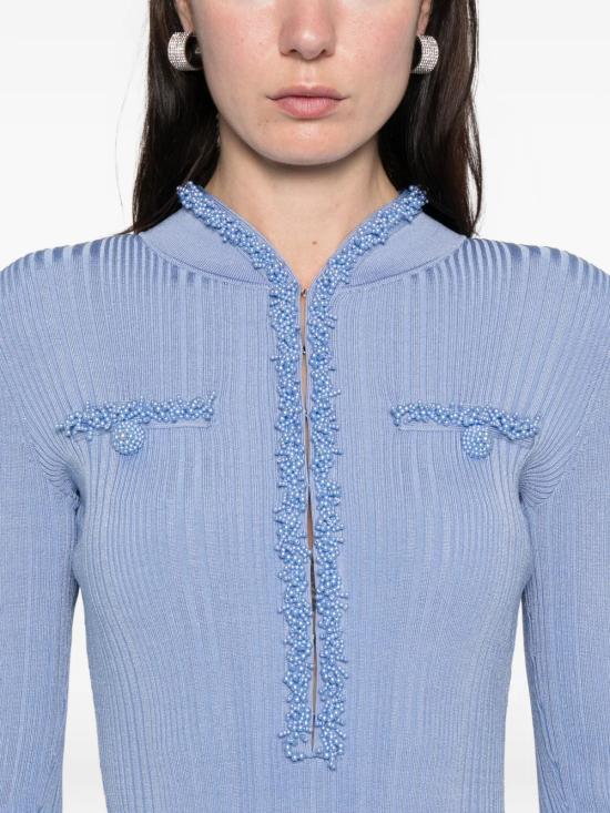 26SS 셀프 포트레이트 미디 원피스 RS26555SBLBLUE - SELF PORTRAIT