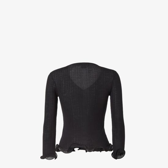 25FW 펜디 블라우스 FS9741AVFEF0GME BLACK - FENDI