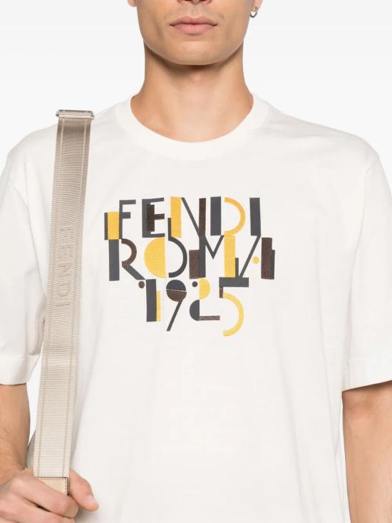 25FW 펜디 반팔 티셔츠 FY0936AVOHF1J7C WHITE - FENDI