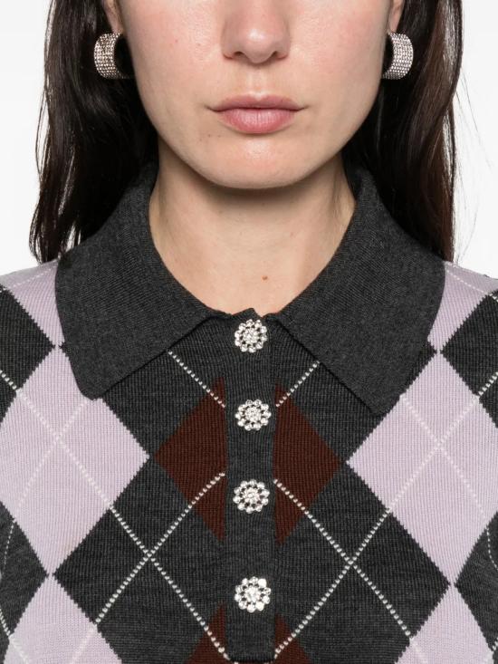 26SS 셀프 포트레이트 스웨터 RS26185TGRGREY - SELF PORTRAIT