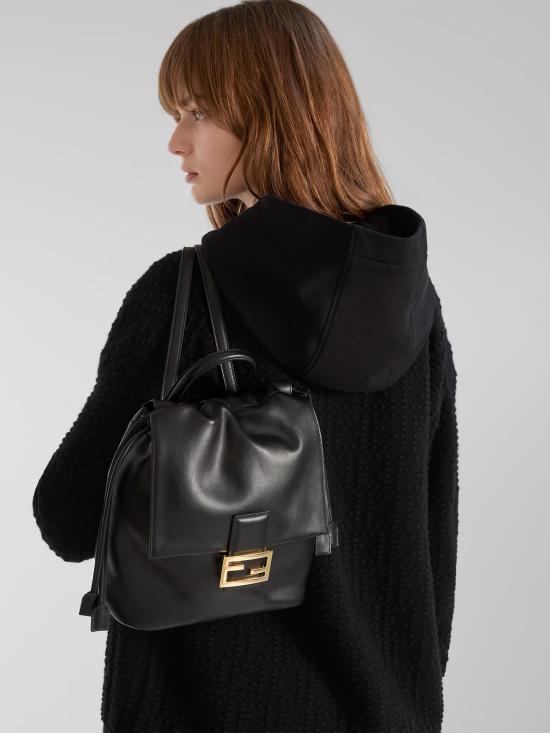 25FW 펜디 FF 백팩 8BZ057AYJ1F0KUR BLACK - FENDI