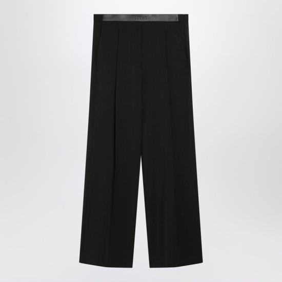 26SS 로에베 스트레이트 팬츠 S359Y04XI2WO 1100 BLACK