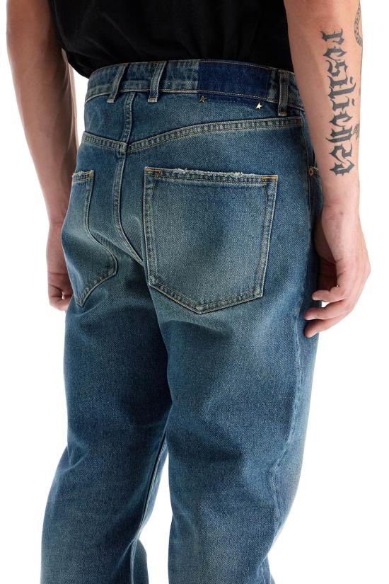 26SS 골든구스 스트레이트 팬츠 GMP00596P000621 50100 BLUE - GOLDEN GOOSE