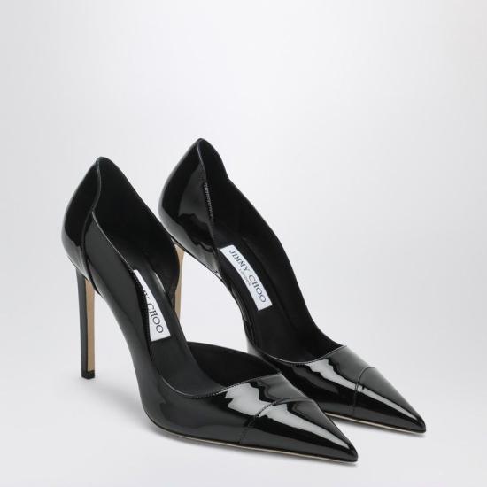 26SS 지미추 힐/펌프스 BRIGITTE100PAT 010003 BLACK