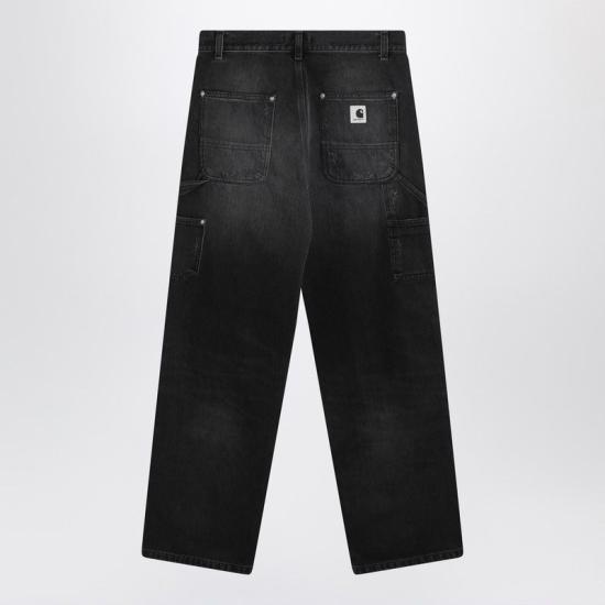 26SS 칼하트 WIP 브랜돈 더블 니 팬츠 I036323DE 89B7 BLACK - CARHARTT WIP