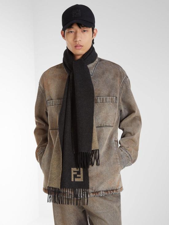 25FW 펜디 머플러/스카프 FXS734AYBF F1TTF BLACK - FENDI