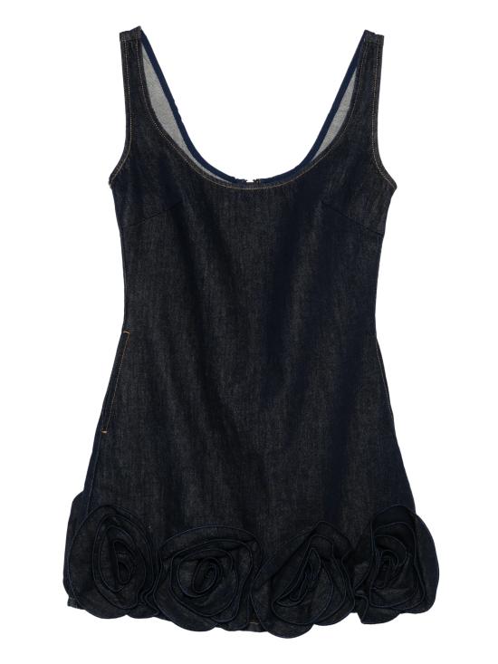 26SS 셀프 포트레이트 미디 원피스 RS26821SBLBLUE