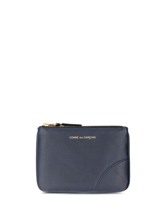 26SS 꼼데가르송 클래식 레더 라인 파우치 SA8100098 NAVY BLUE